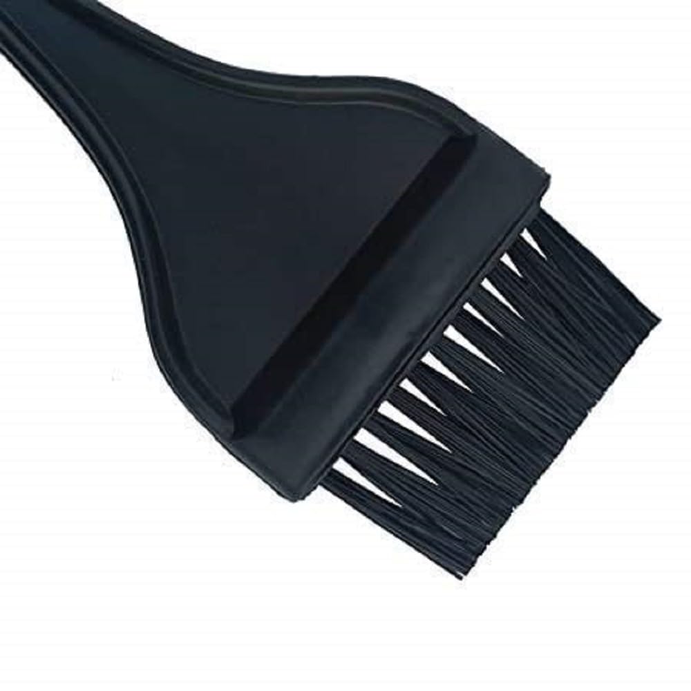 ZAUKY 1PC Facial Mask Brush & 2PC Professional Mehndi Hair Dye Brush Set - Perfect for DIY Skincare, Henna Tattoos & Hair Coloring at Home
