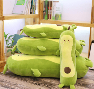 Cute Avocado Plush Toy - Soft & Huggable GuacGuys Stuffed Animal for Kids & Adults | Perfect for Gifts, Home Decor, and Stress Relief