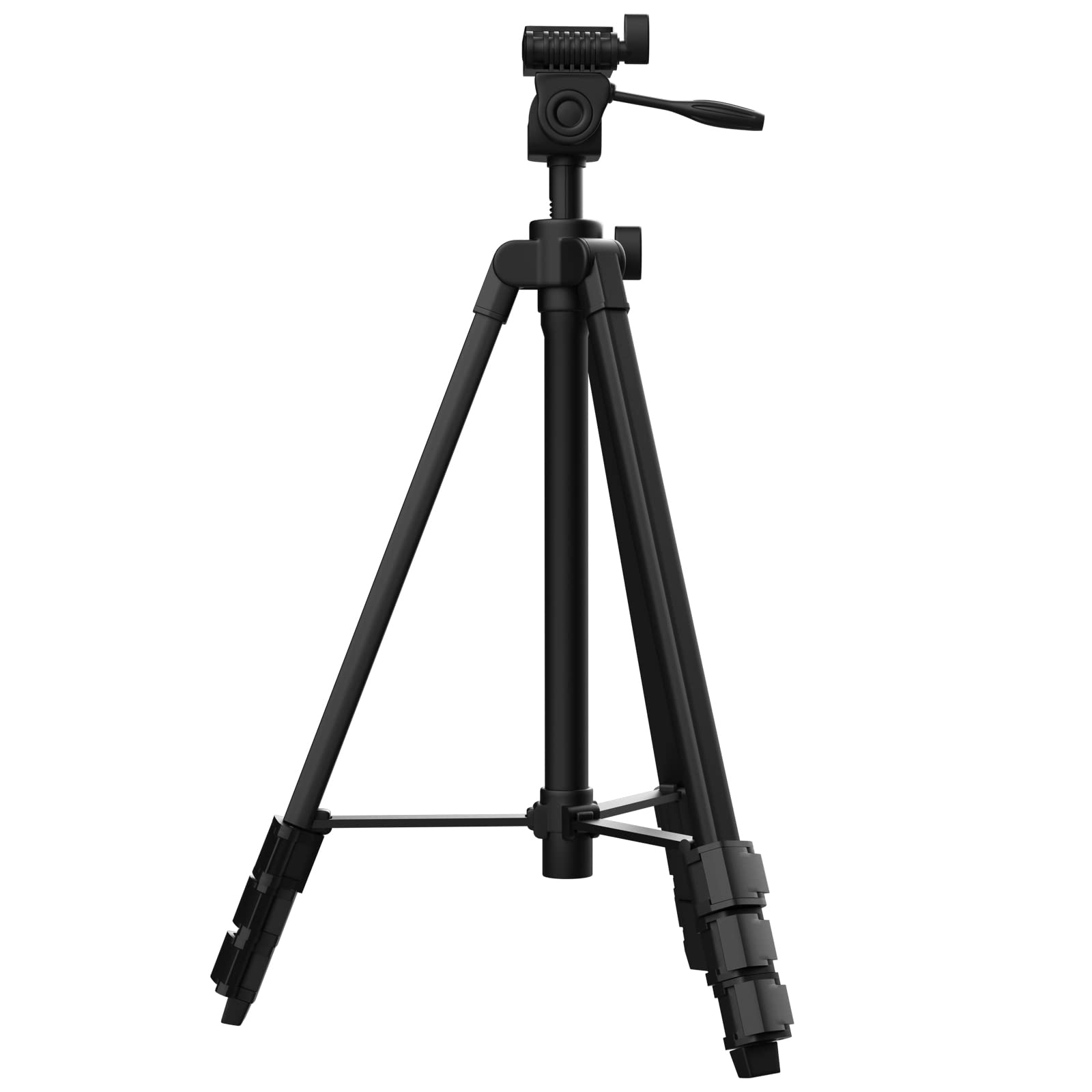 55-inch Lightweight Aluminum Laser Level Tripod Stand with Bubble Level - Quick Release Plate & 1/4