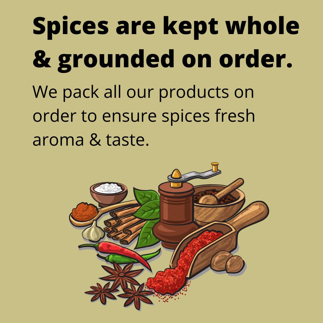 Organic Bombay Chaat Masala Powder - 150g | No Onion & Garlic | Authentic Indian Spice Blend for Chaat, Snacks & Street Food | Fresh Packed | Premium Quality | Vegan & Gluten-Free | Perfect for Salads, Fruits & Indian Dishes