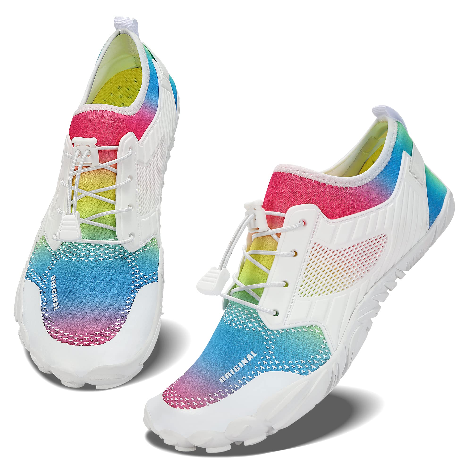 **Men's & Women's Quick-Dry Water Shoes for Swimming, Surfing, Beach & Pool - Slip-On Aqua Shoes for Water Sports, Walking & Water Park Activities**