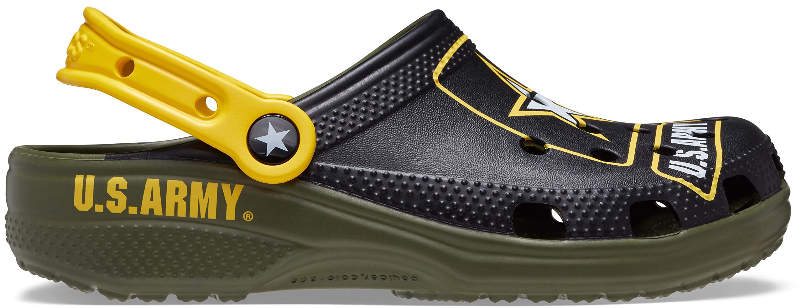 Crocs Unisex-Adult Classic United States Military Clogs - Comfortable & Durable Slip-On Shoes for Men & Women - Perfect for Military, Healthcare, Gardening & Casual Wear