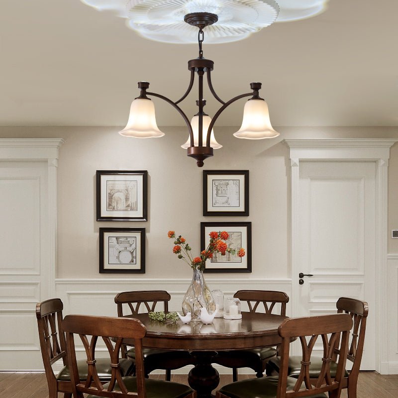 Lucian Bell Chandelier - Modern Crystal Ceiling Light Fixture for Dining Room, Living Room & Bedroom | Elegant Home Decor Lighting for Wedding, Hotel & Restaurant