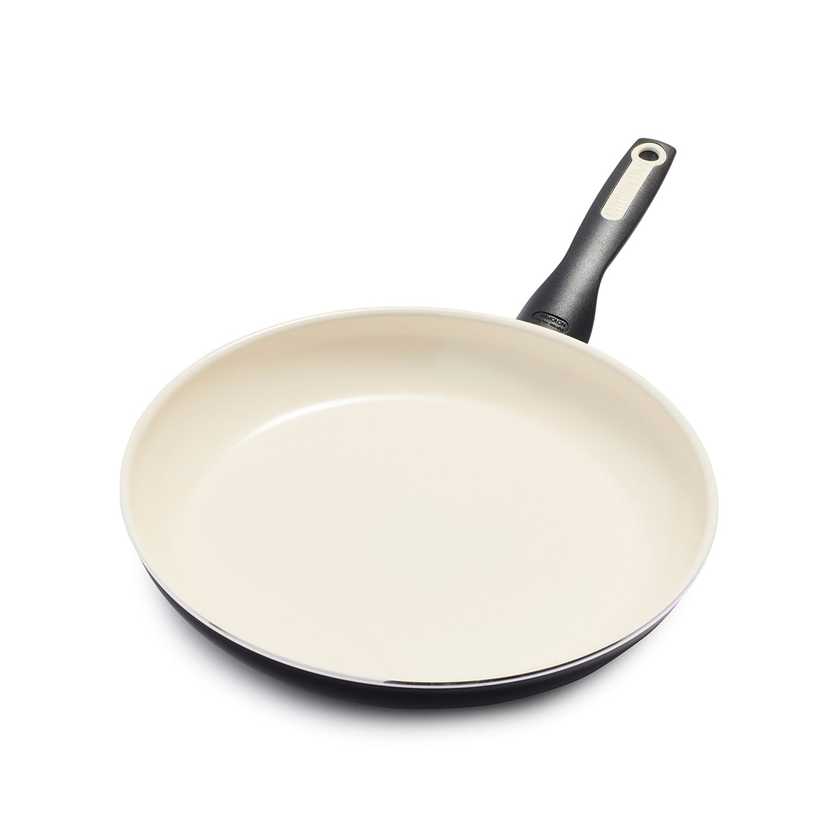 Rio Ceramic Nonstick 12-Inch Frying Pan - Black | PFOA-Free, Healthy Cooking | Perfect for Sautéing, Frying & Omelets