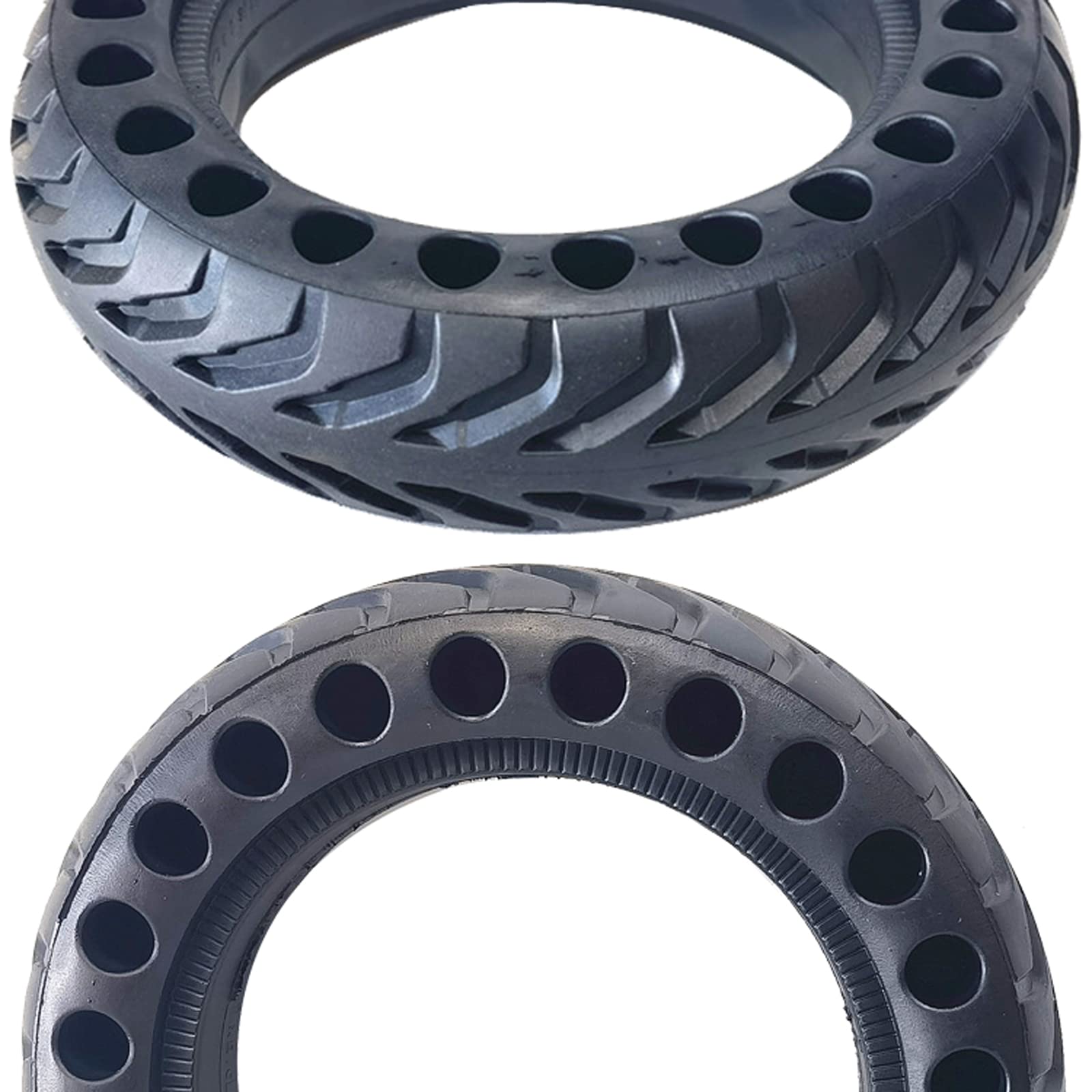 8 Inch Solid Honeycomb Rubber Tire for Electric Scooter - Durable Front/Rear Replacement Wheel - Tubeless 200x50 (1PC) - Perfect for Commuting, Campus Travel & Urban Mobility