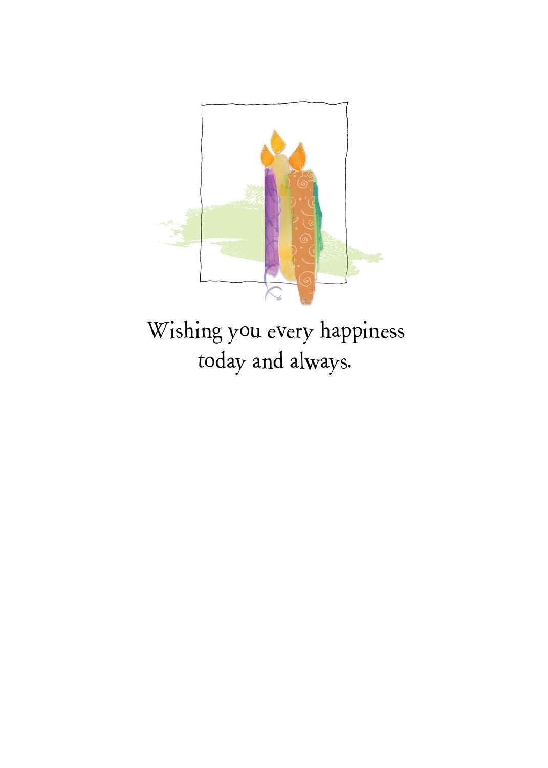 SHADE TREE GREETINGS Watercolor Birthday Cards Set - 5x7 Inch Handmade Greeting Cards with Envelopes (3 Pack, Candle Design) - Perfect for Birthday Wishes, Party Invitations & Special Occasions