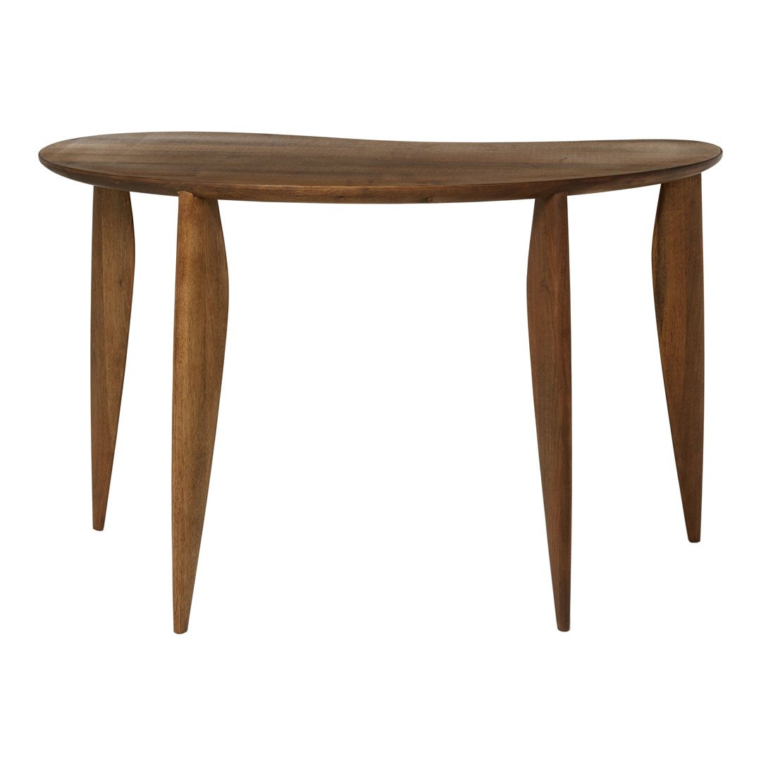 Ferm Living Feve Desk - Modern Minimalist Wooden Writing Desk for Home Office, Study & Workspace | Scandinavian Design with Sleek Lines & Durable Construction