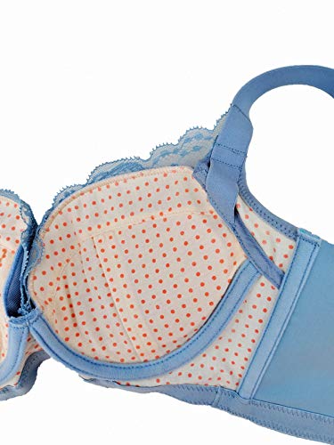 Super Push Up Underwire Bra for Women - Smoothing Back Padded Lace Sexy Pushup Bra Sizes A-C Cups | Perfect for Date Night & Special Occasions