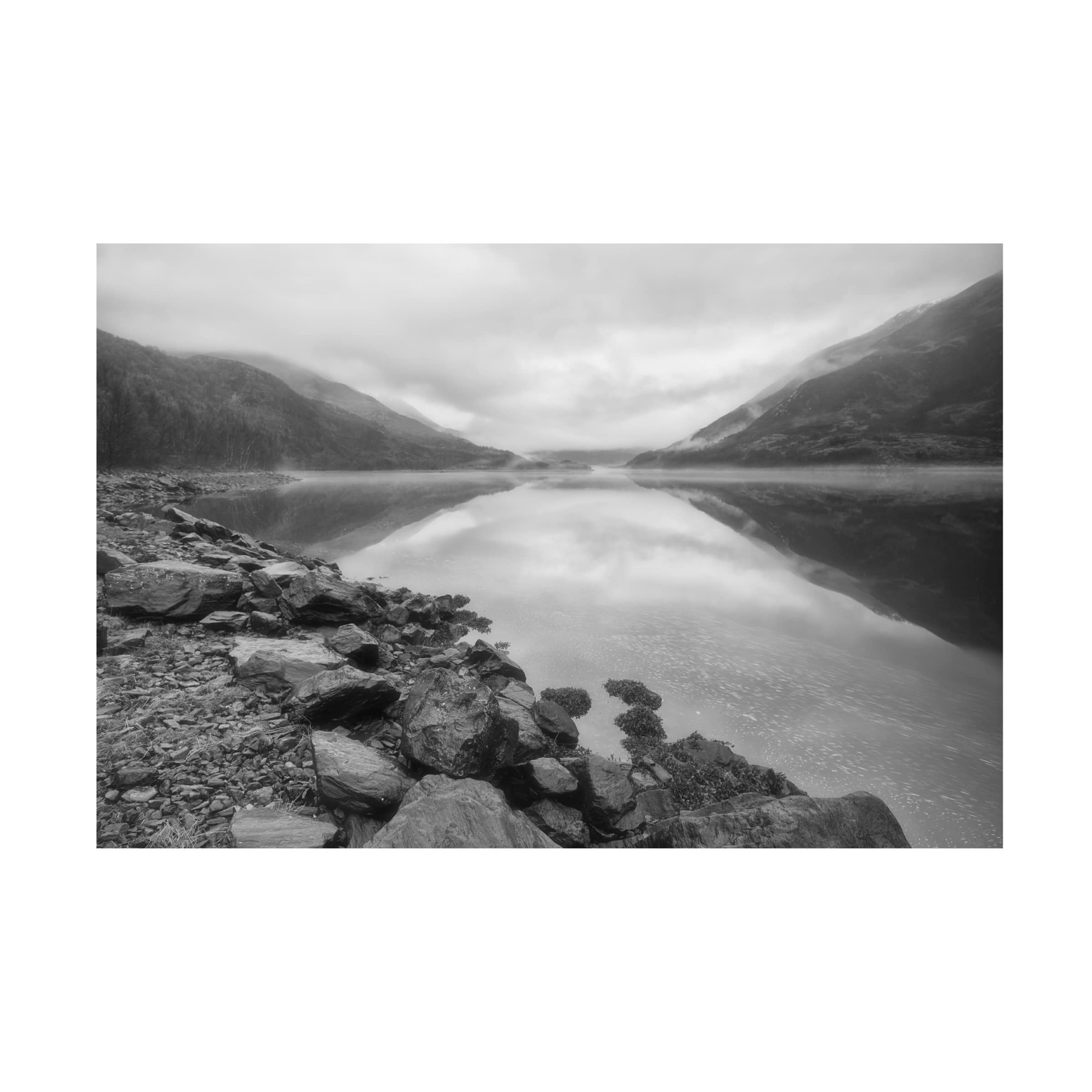 Loch Spirits Canvas Art Print by Nick Dautlich - Premium Trademark Fine Art Wall Decor for Living Room, Bedroom & Office