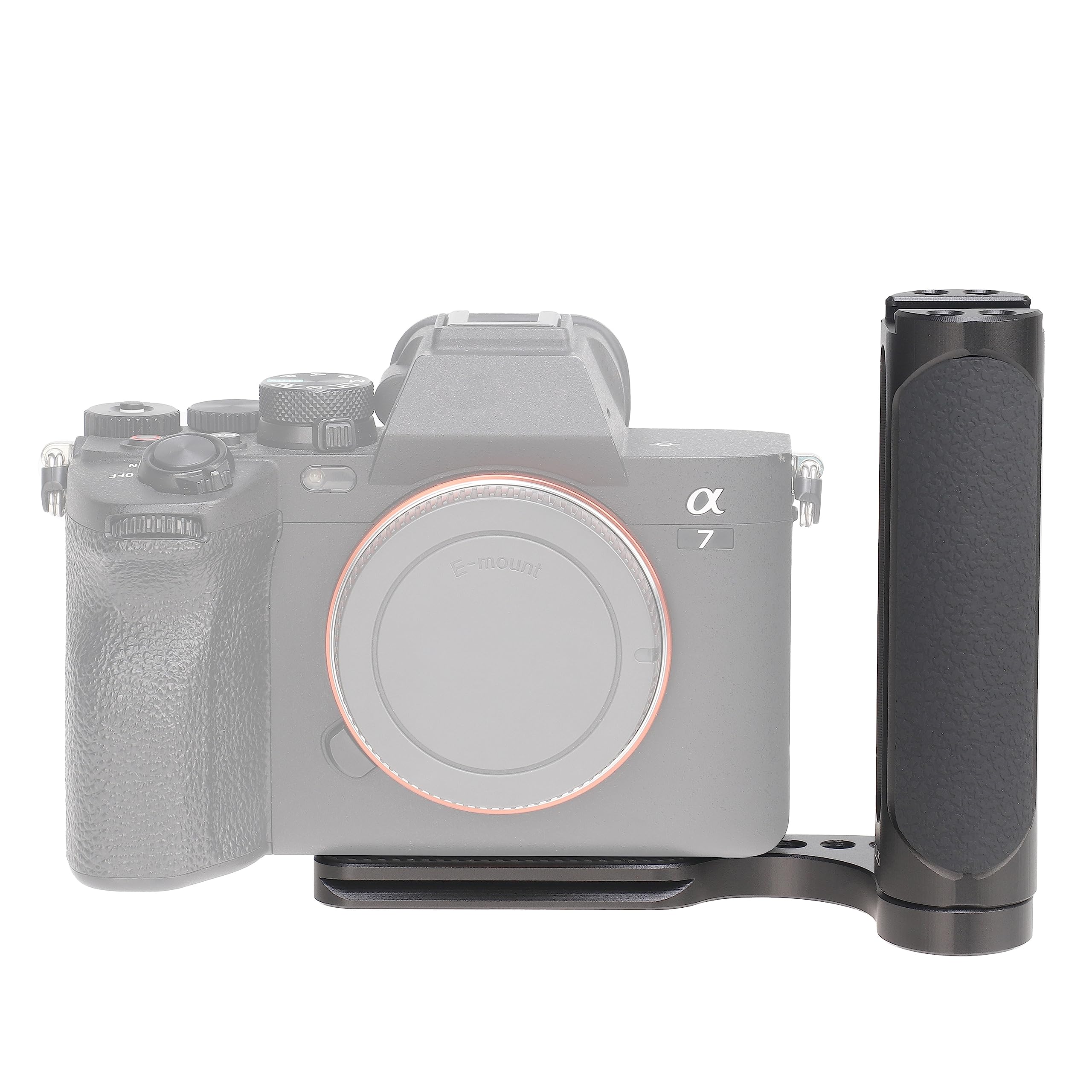 Fotga Universal Side Handle Grip with Arca Swiss Plate - Compatible with Canon R8 R50 R10 R7, Nikon Z8 Z7 Z30, Sony A7RV A7IV A7C A7CR ZV-E1, Panasonic S5 GH6 - DSLR Mirrorless Camera Stabilizer for Photography & Videography