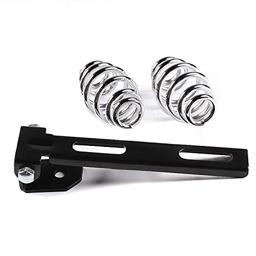 Solo Bobber Spring Seat for Harley Cruiser Classic Custom Motorcycles - Black CB83810 - Comfortable Ride for Long Distance & City Commuting
