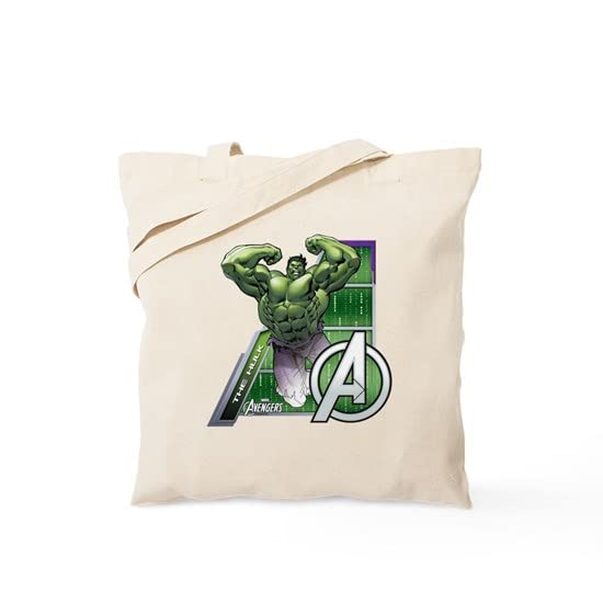 Avengers Hulk Leap Canvas Tote Bag - Reusable Eco-Friendly Shopping Bag for Groceries, Beach & Daily Use | Marvel Superhero Gift