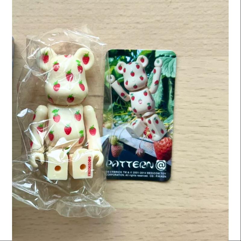 Bearbrick Series 29 PATTERN Strawberry 100% Collectible Figure - Limited Edition Art Toy for Display, Gift & Anime Fans Collection (Perfect for Home Decor, Office Display & Pop Culture Enthusiasts)