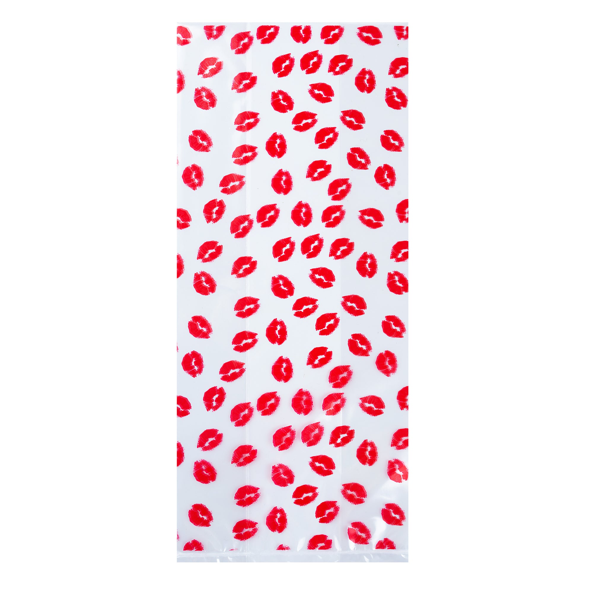 Sexy Lips Plastic Candy Bags - Gusseted 5 x 3 x 11 Inches - 4000 Count Bulk Packaging Box for Parties, Weddings & Candy Buffets