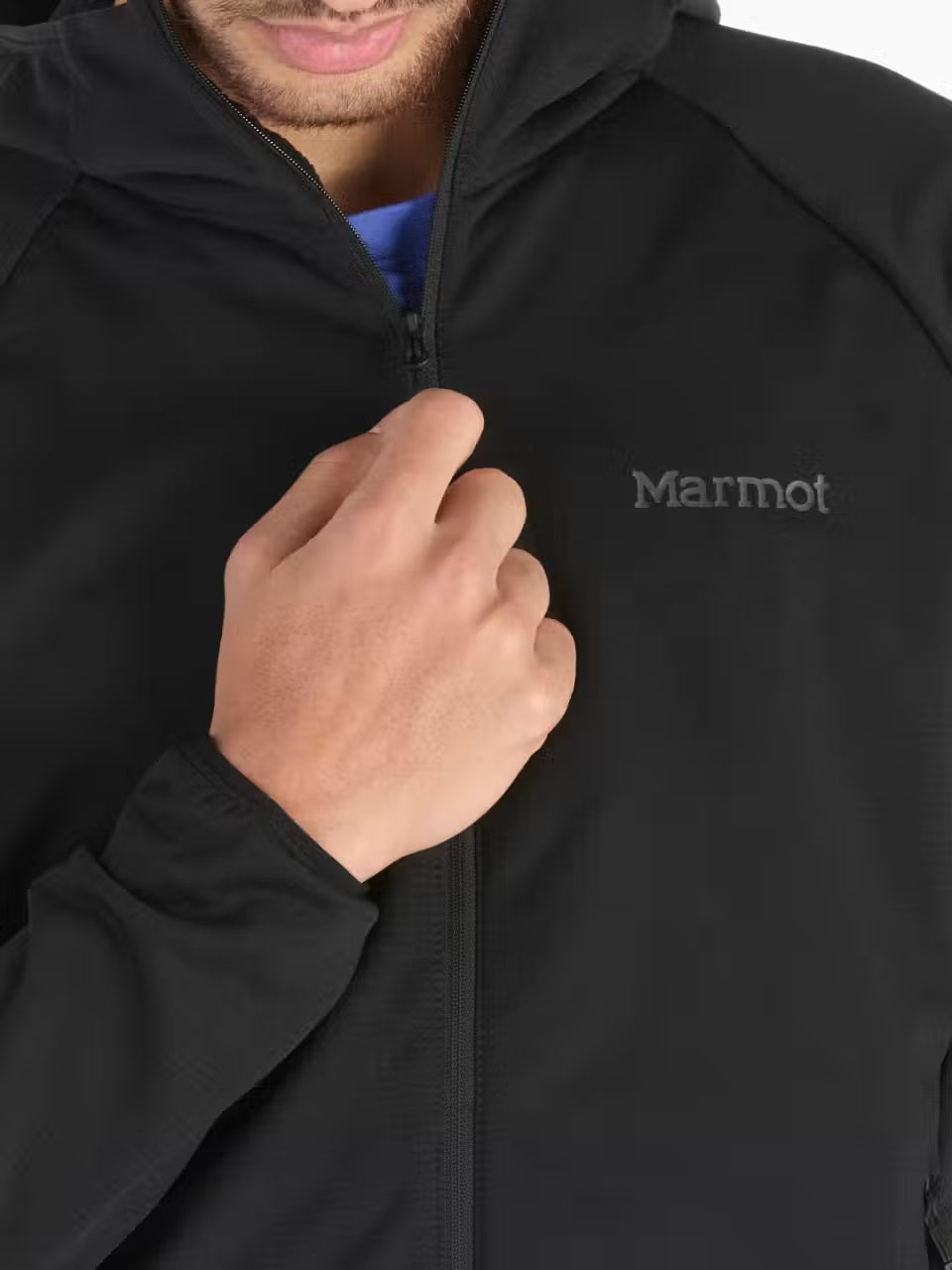 Marmot Leconte Men's Full Zip Hoody Fleece Jacket - Lightweight Warm Outdoor Hiking & Camping Pullover for Cold Weather