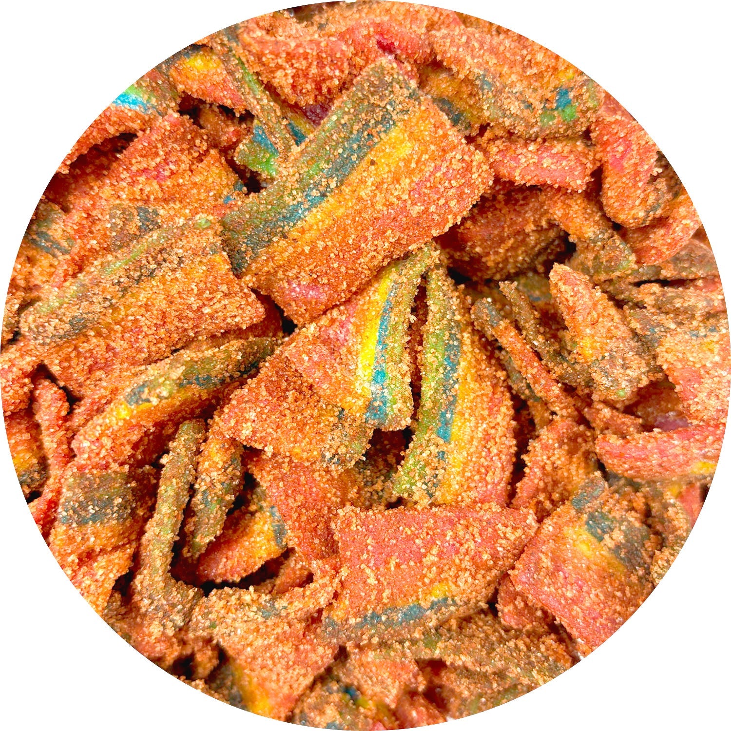 Jack's Chamoy Mini Belts - 4lb Resealable Bag | Sour & Sweet Mexican Candy Snacks for Parties, Road Trips & Movie Nights