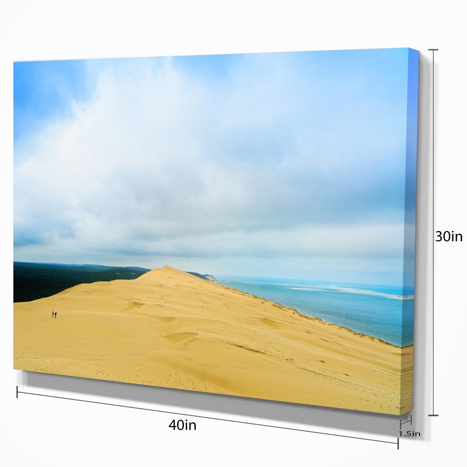 Stunning Cala Violina Bay Beach Tuscany Oversized Landscape Wall Art Print - Coastal Italy Scenery for Living Room, Bedroom & Office Decor
