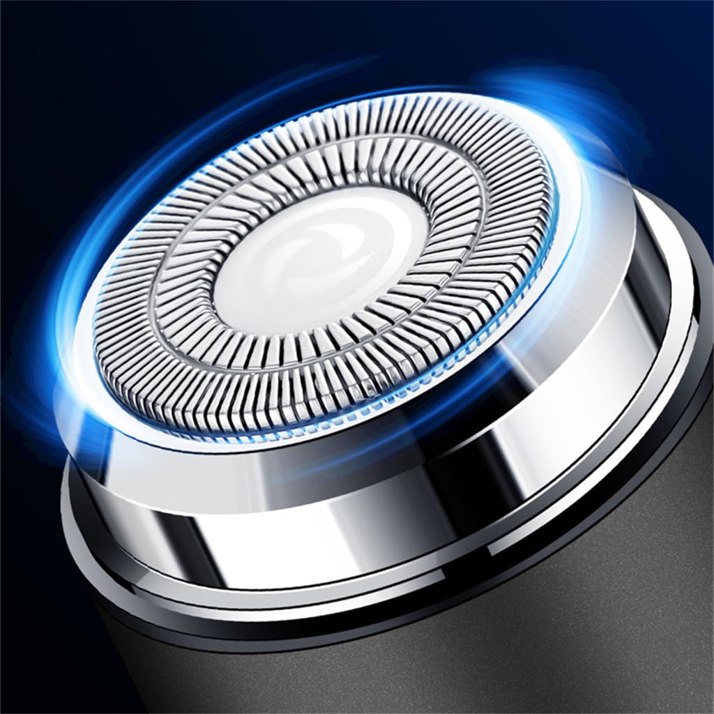 Mini Electric Shaver for Men - Portable USB Rechargeable Waterproof Travel Shaver (Gray) - Perfect for Travel, Gym & Daily Grooming