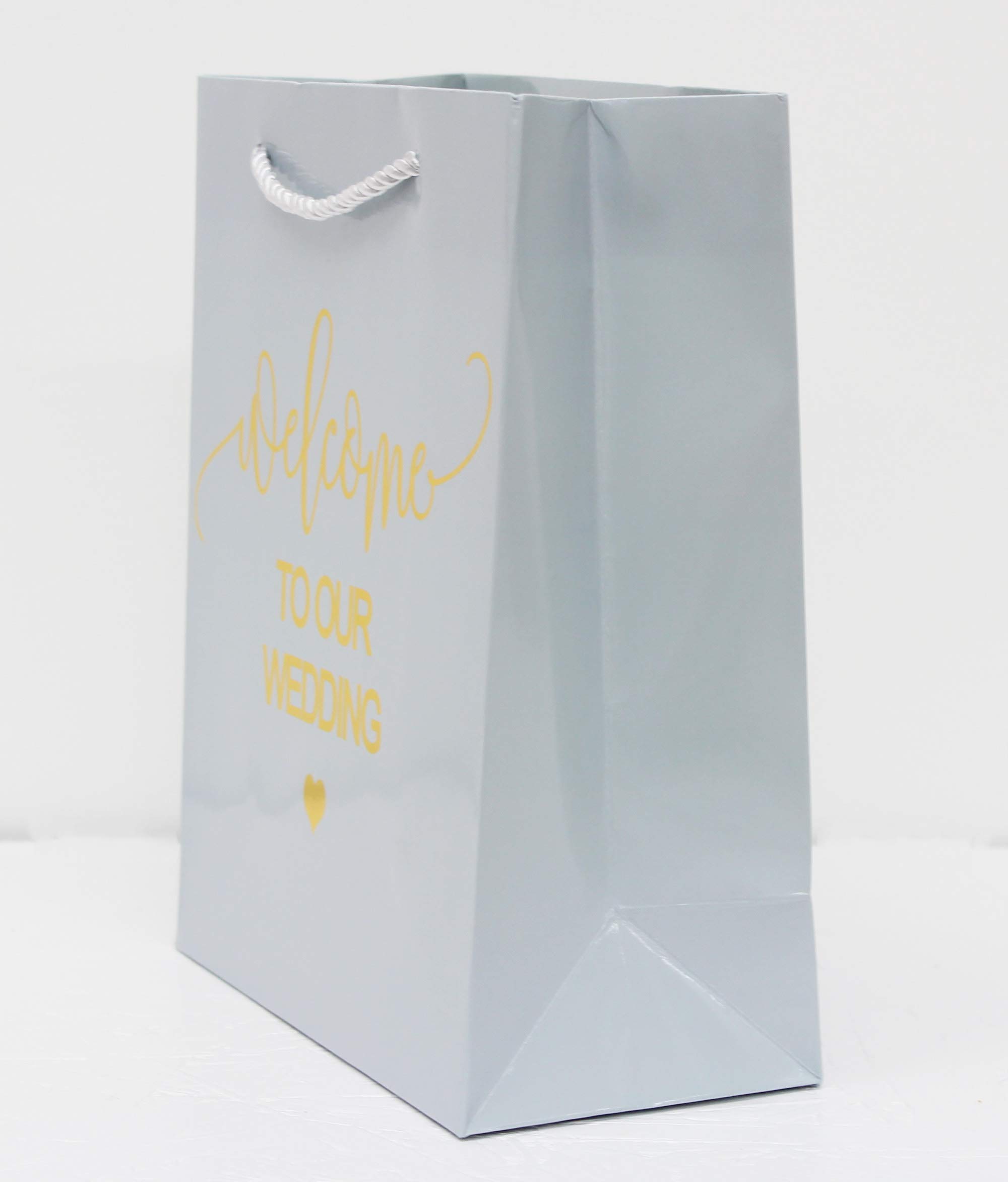 Elegant Paisley Wedding Welcome Gift Bags - Set of 12 for Bridal Shower, Destination Wedding & Guest Favors