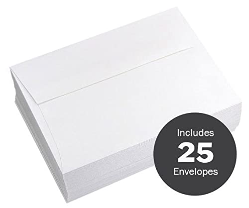 Easter Greeting Cards with White Envelopes - 25 Count Floral Easter Egg Design - Perfect for Easter Celebrations, Spring Parties & Gift Giving