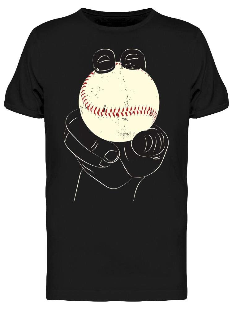 Big Hand Grabbing A Ball Graphic T-Shirt for Men - Casual Streetwear & Funny Novelty Tee for Everyday Wear
