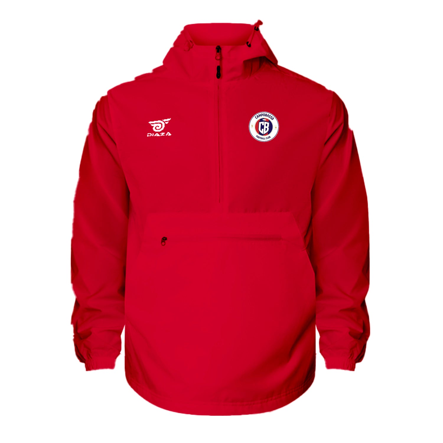 Campobasso FC 3/4 Alpine Red Soccer Jersey - Official Team Uniform for Men & Women - Perfect for Matches, Training and Fan Support