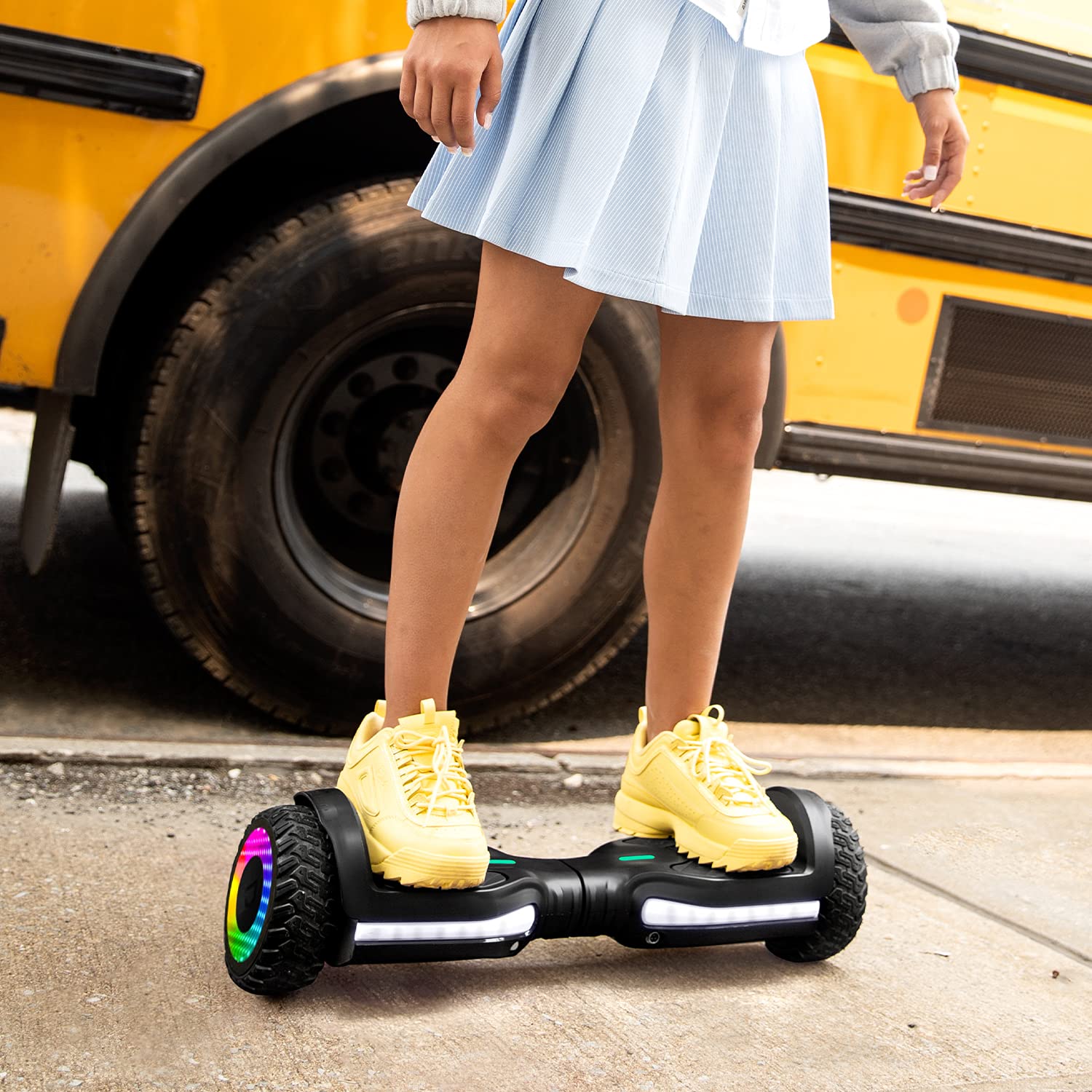 Jetson Self Balancing Hoverboard with Built-in Bluetooth Speaker, All-Terrain Tires & LED Lights - Perfect for Kids & Adults, Indoor & Outdoor Riding, Commuting & Fun Activities