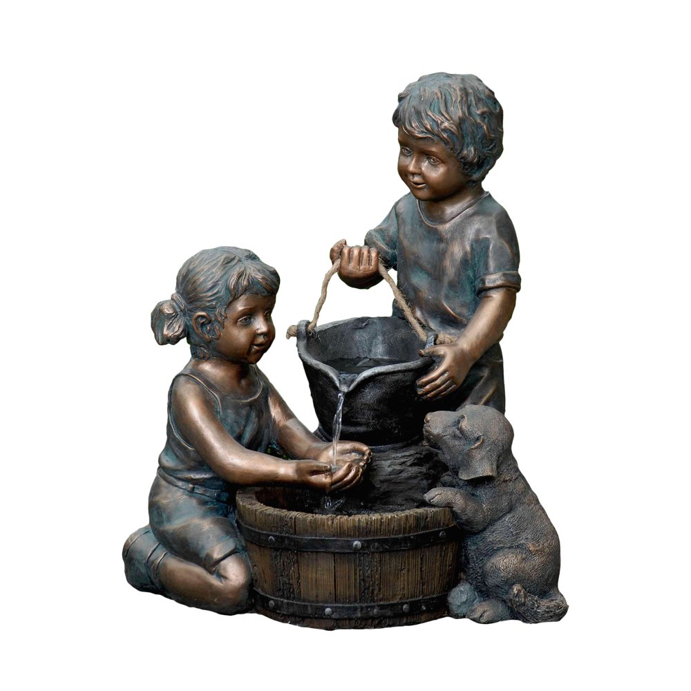 Jeco 2 Kids & Dog Water Fountain for Indoor/Outdoor Play