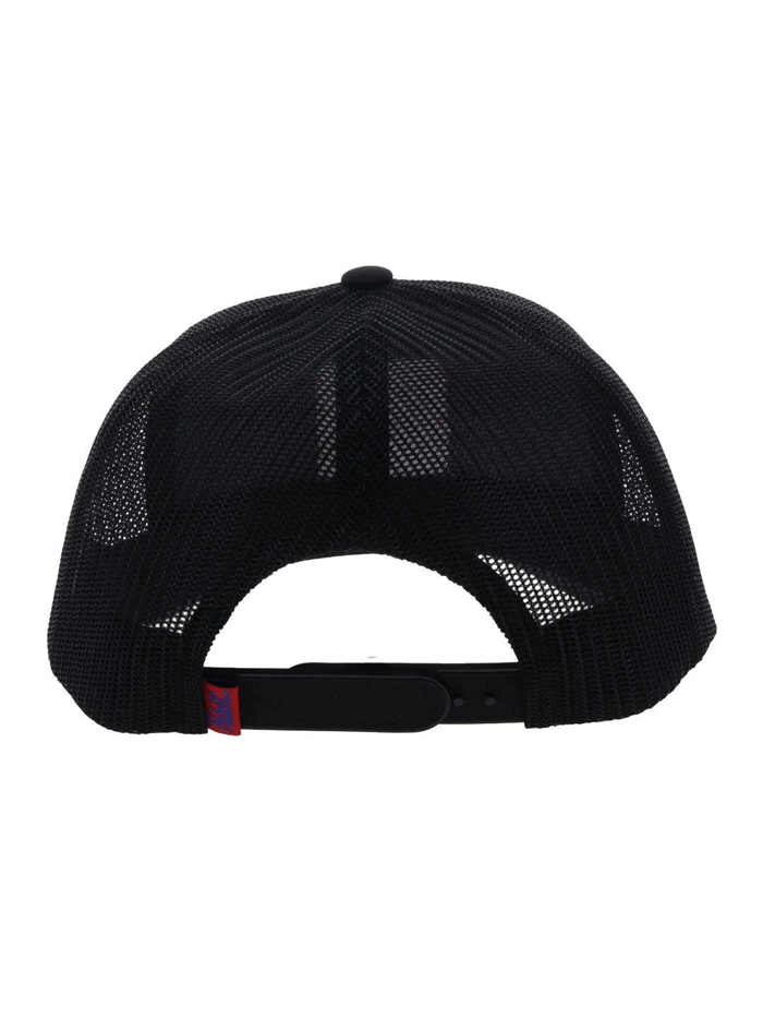 Hooey 2274T BK Pabst Blue Ribbon High Profile Snapback Hat - Black Adjustable Baseball Cap for Men & Women - Perfect for Sports, Outdoor Activities and Casual Wear
