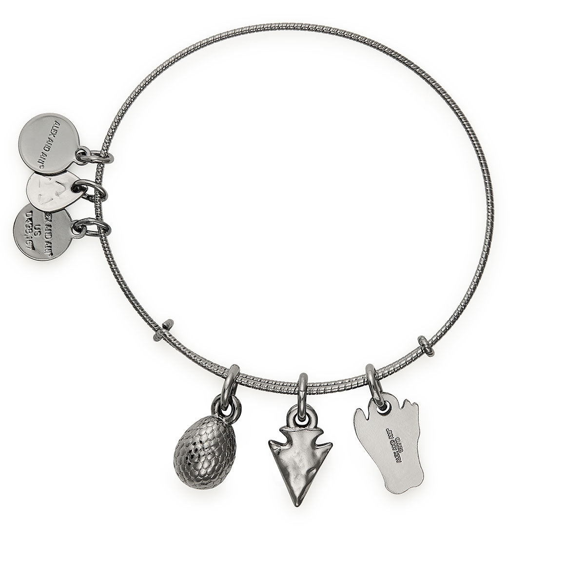 Game of Thrones Targaryen Charm Bangle - Dragon Inspired Jewelry for Women - Perfect for Cosplay, Gifts & Fantasy Fashion Accessories