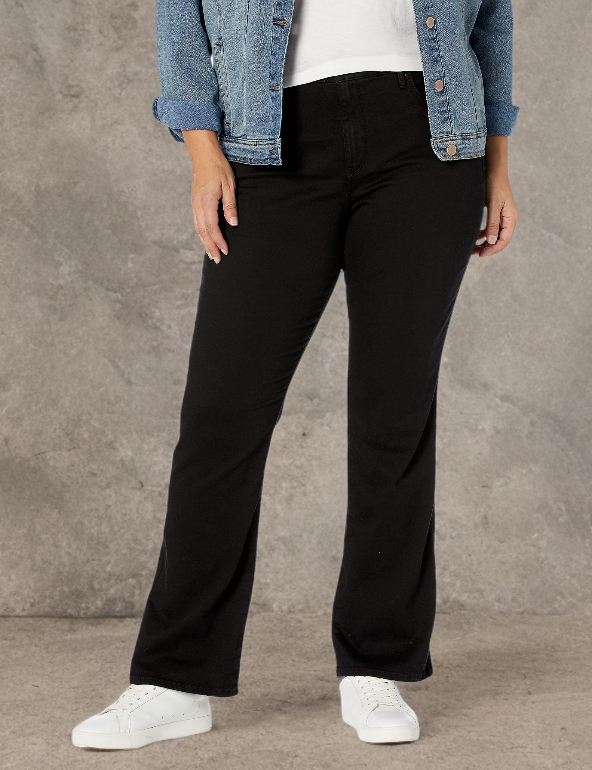 NYDJ Women's Plus Size Barbara Bootcut Jean - Stretch Denim Pants for Curvy Figures | Perfect for Work, Casual Outings & Everyday Comfort