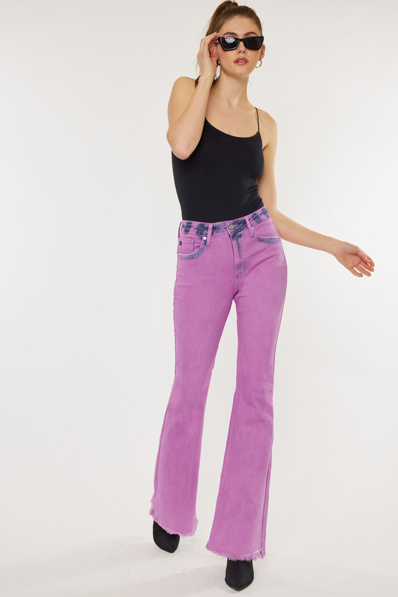Nikki High Rise Flare Jeans for Women - Stretchy Bootcut Denim Pants with Comfortable Waistband | Perfect for Casual Wear, Office Outfits & Date Nights