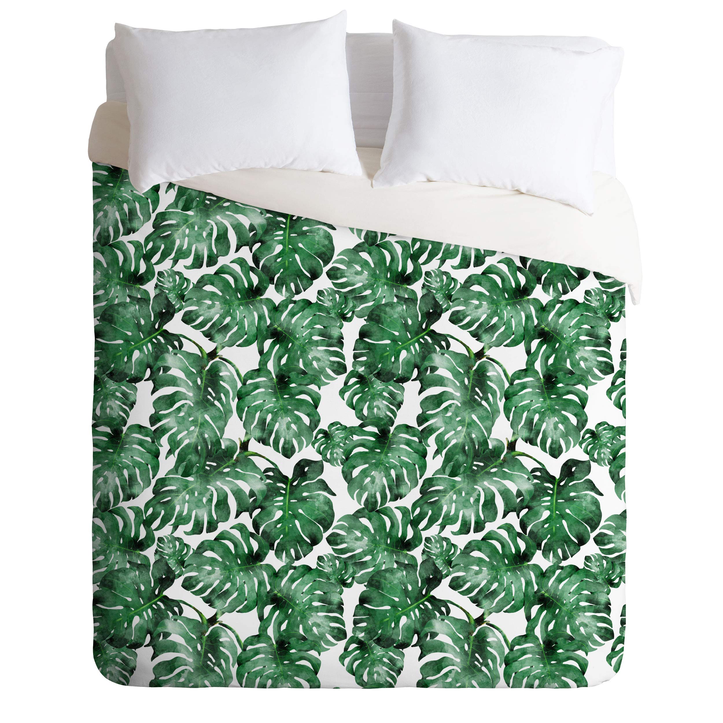 83 Oranges The Wild Spirit Comforter Set with Pillowcase - Twin Size Green Bedding | Society6 | Perfect for Bohemian & Eclectic Bedroom Decor