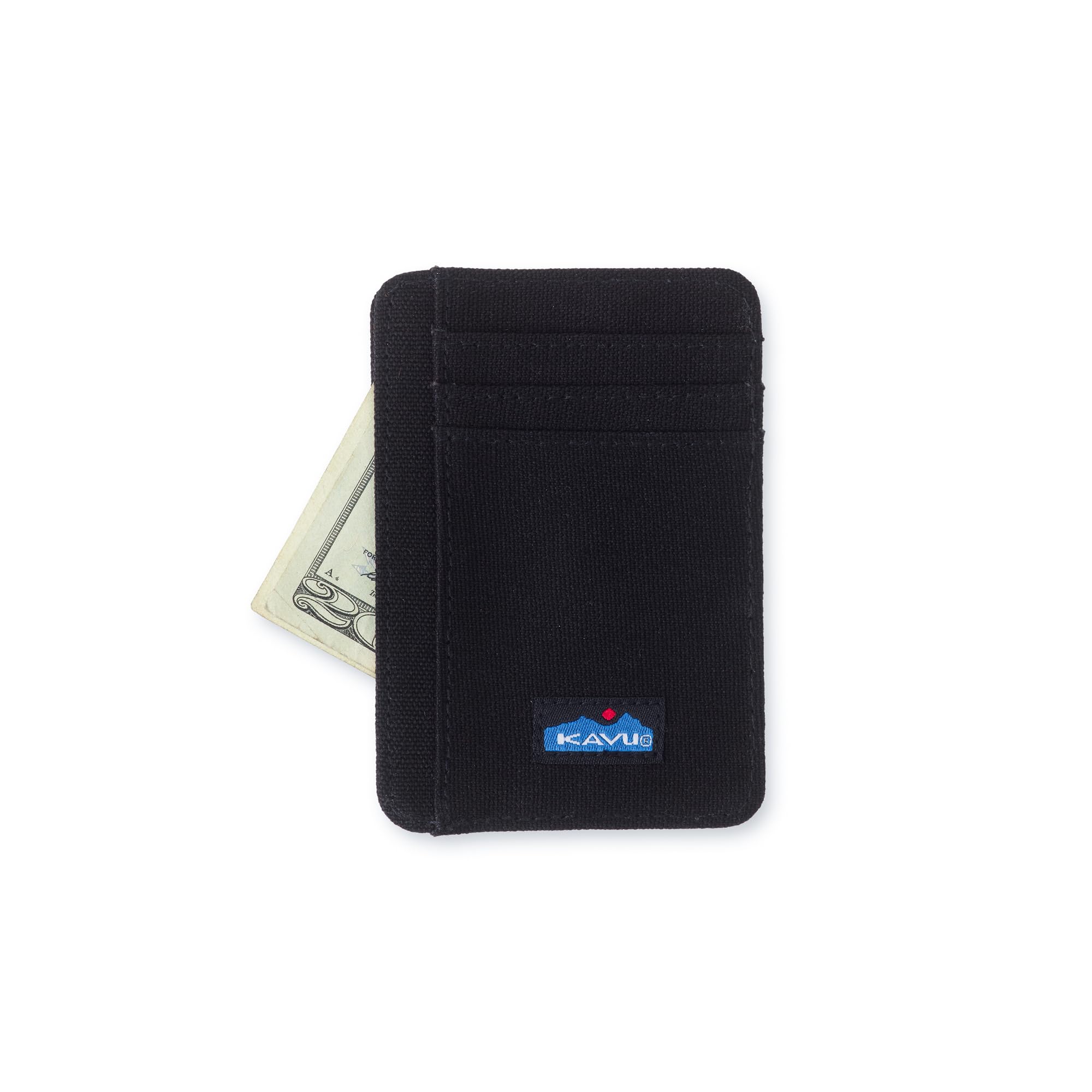 KAVU Fairbanks Double Sided Slim Cotton Canvas Wallet for Men & Women - Minimalist RFID Blocking Bifold Wallet for Travel, Hiking & Everyday Use