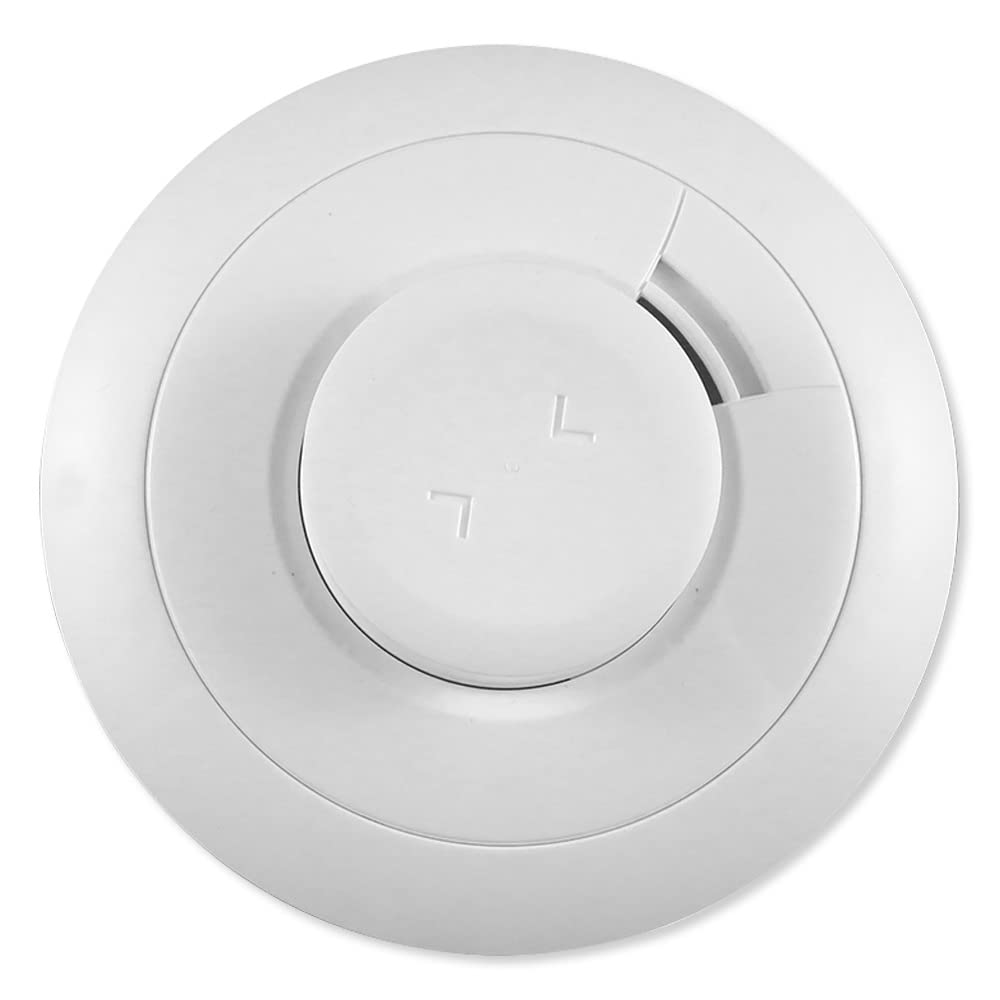Elk ELK-6053 2-Way Wireless Smoke and Heat Detector with Alarm - Home & Business Fire Safety Protection for Bedrooms, Kitchens, Offices