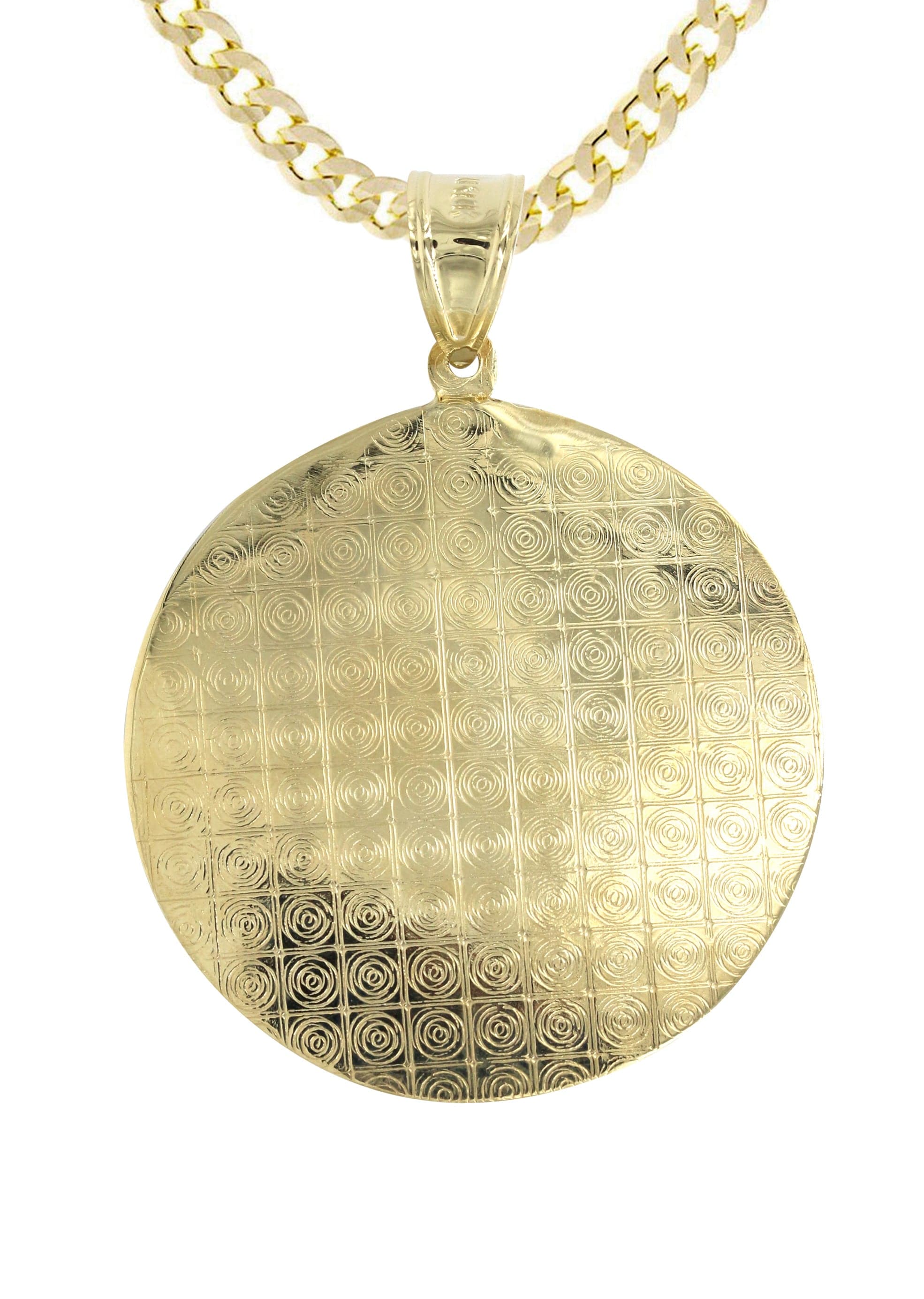 10K Yellow Gold Jesus Piece Necklace for Men & Women - 19 Grams Religious Pendant with 18-24 Inch Chain - Perfect for Church, Gifts & Everyday Wear