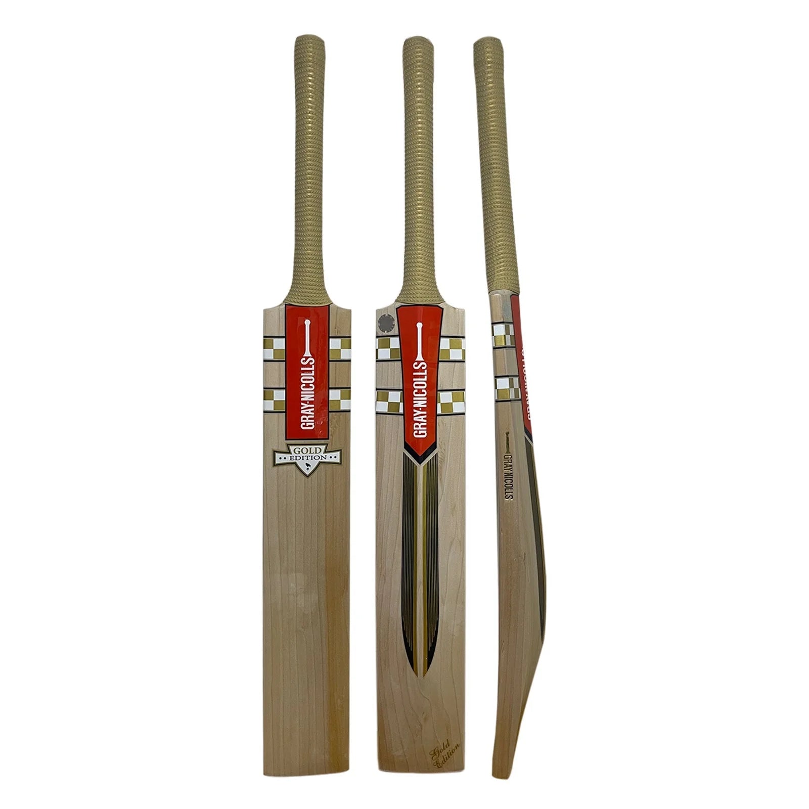 Gray Nicolls Gold Edition 3.0 English Willow Cricket Bat - Premium Professional Grade for Match Play & Training - Perfect for Club Cricket & Tournament Games