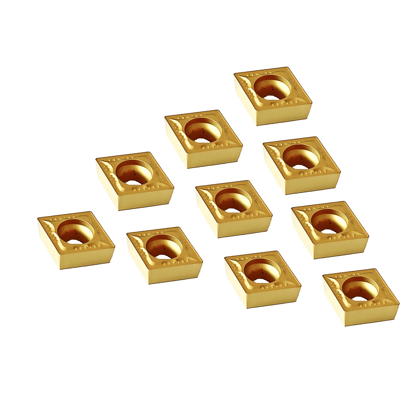 Premium CCMT09T304 Carbide Turning Inserts for CNC Lathe - 10pcs/Box - High Performance for Steel, Cast Iron & Metal Machining - Ideal for Industrial Manufacturing & Precision Engineering