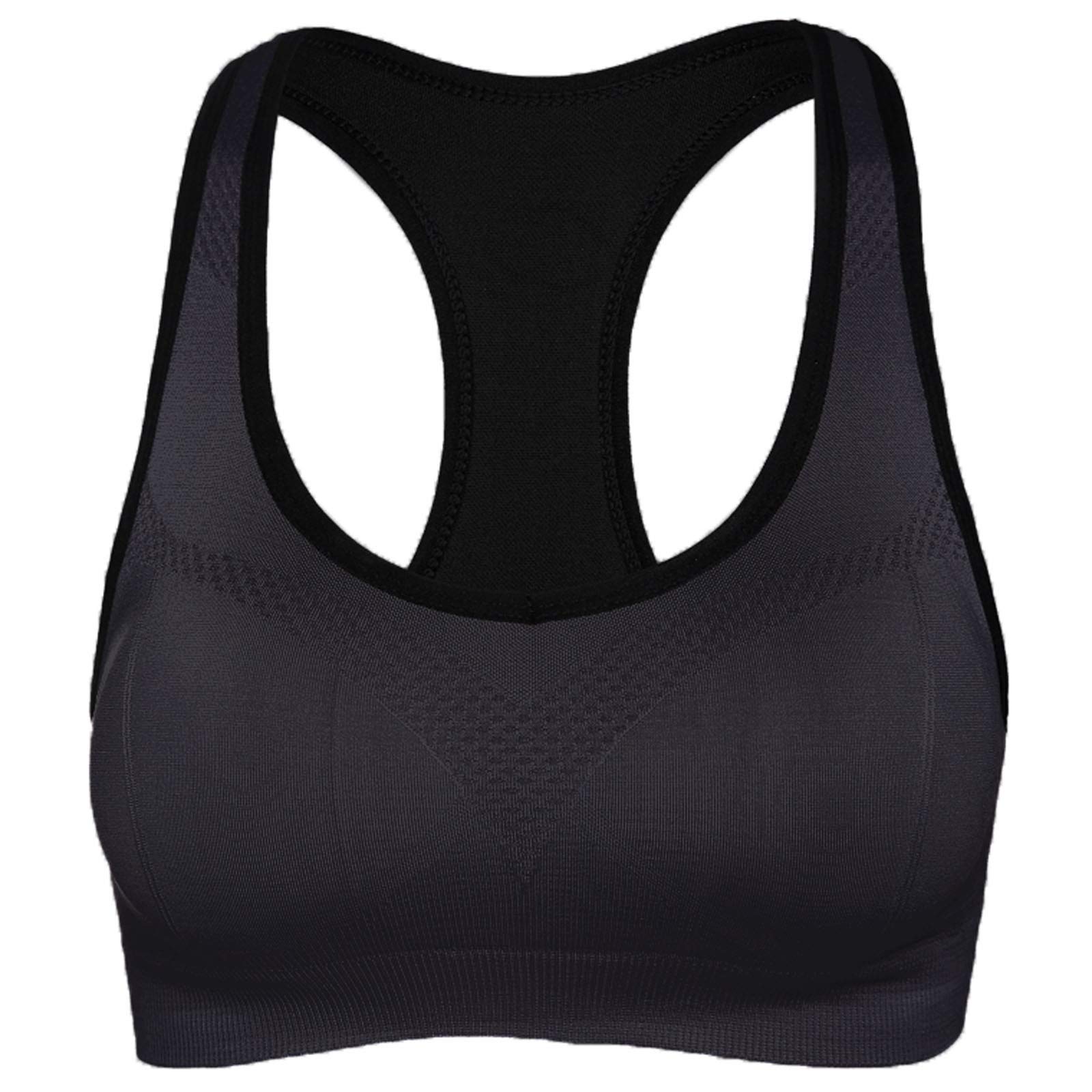 FUNEY Women's Strappy Sports Bra - Sexy Crisscross Back Seamless Workout Top with Padded Support for Yoga, Gym & Activewear | Comfortable Fitness Tank for Running, Pilates & Cardio