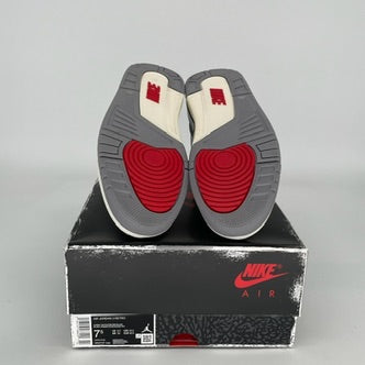 Original Air Jordan 3 White Cement Reimagined Men's Basketball Shoes Size 7.5 DN3707 - Retro Sneakers for Casual Wear, Street Style & Sneaker Collectors