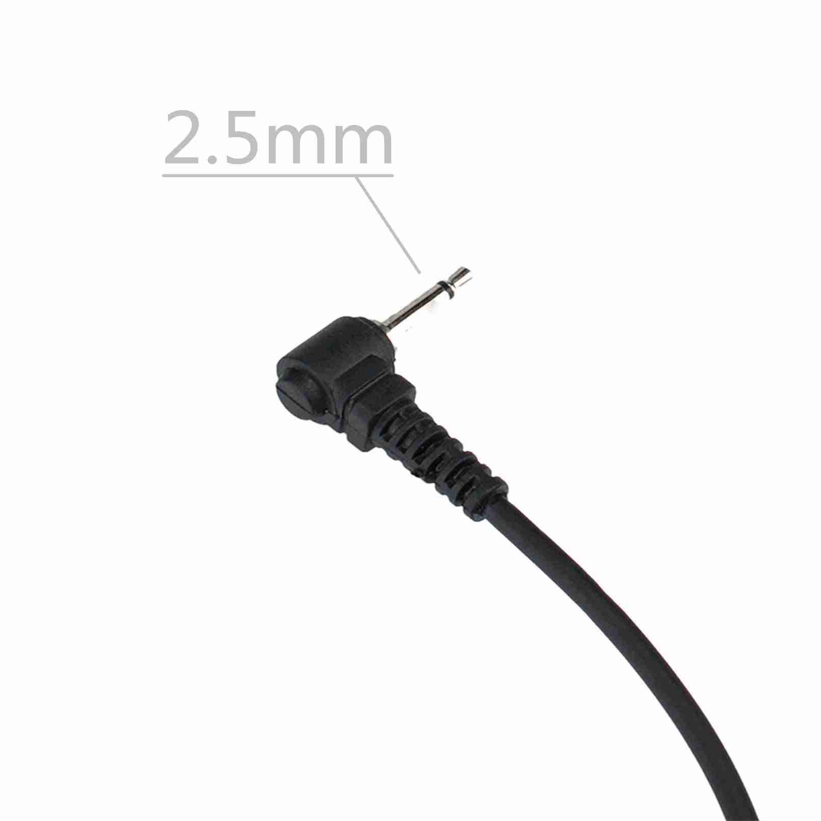 Yolipar 2.5mm Surveillance Earpiece - Clear Acoustic Tube Covert Headset for Walkie Talkie & Speaker Mic | Discreet Listening Device for Security, Retail & Event Staff