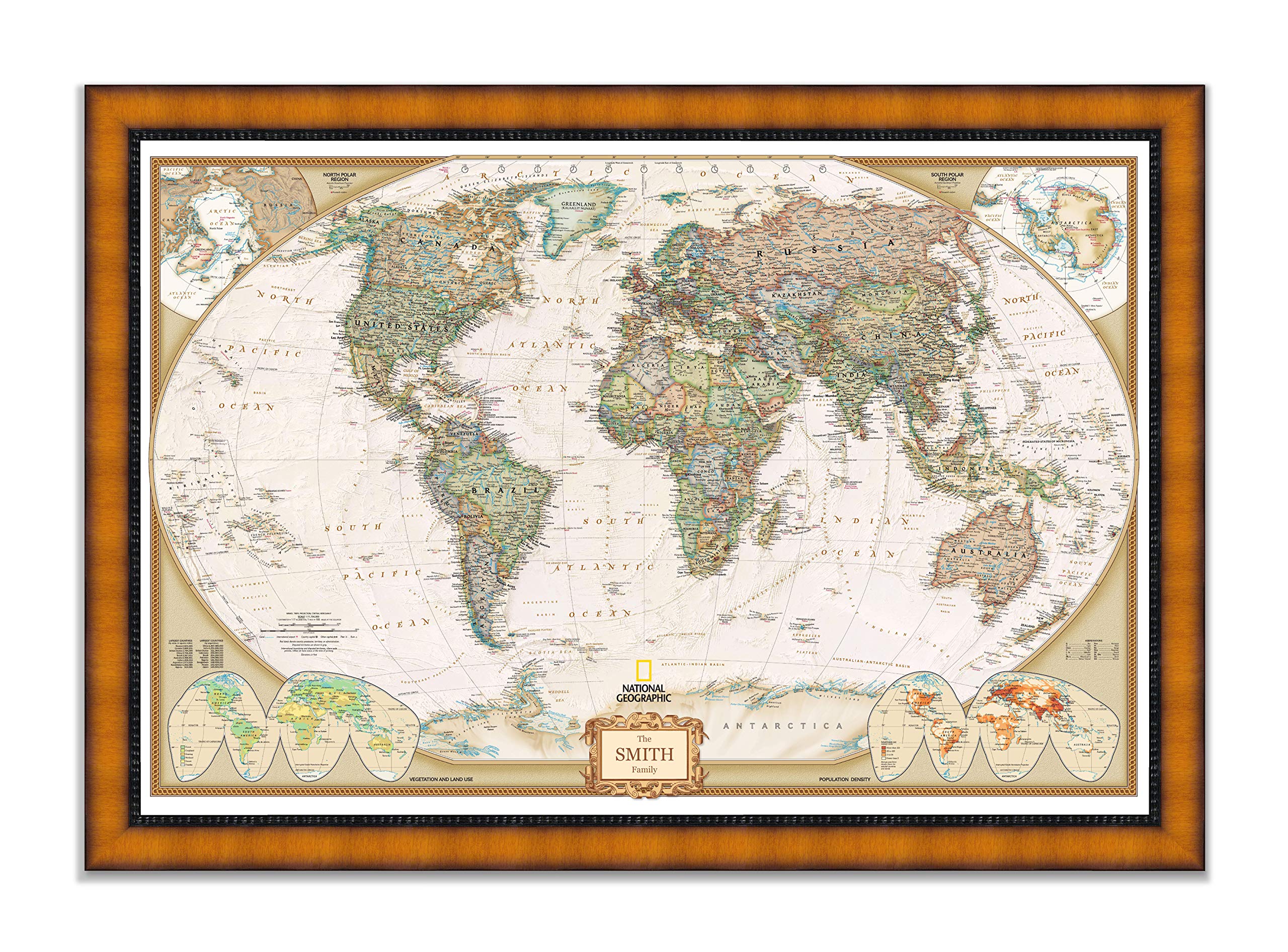 Personalized Travel Push Pin Map - 24