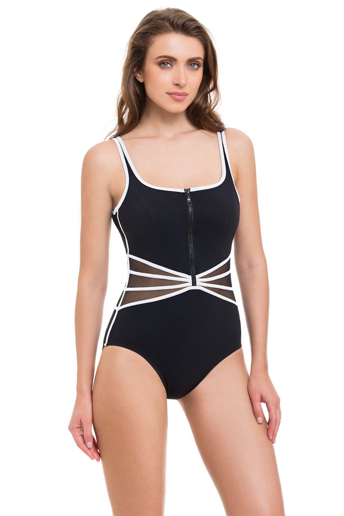 Gottex Women's Scoop Neck One Piece Swimsuit - Slimming Bathing Suit for Women, UPF 50+ Sun Protection | Perfect for Beach, Pool & Vacation