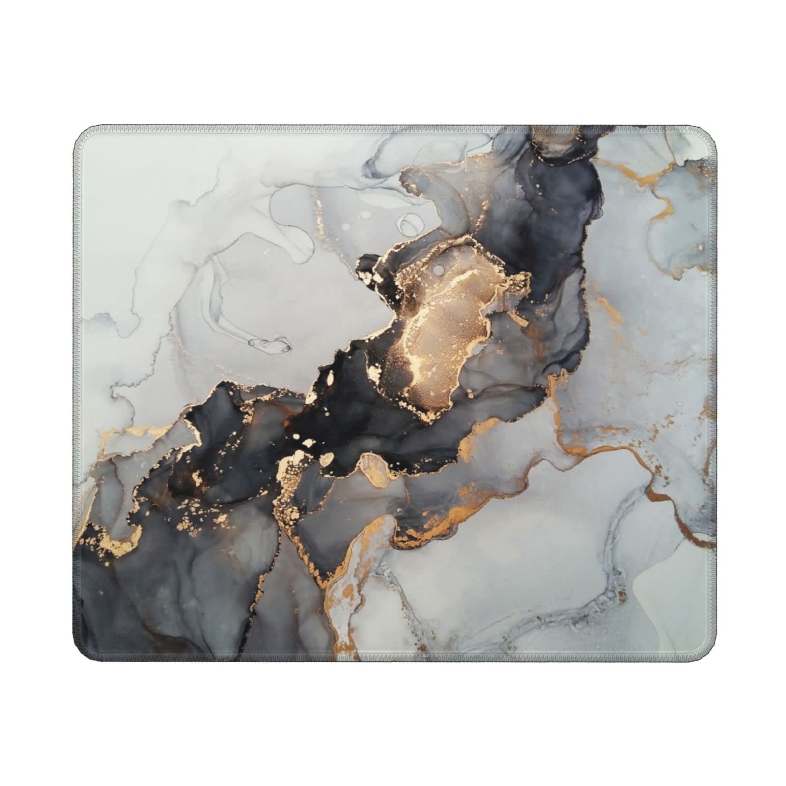 Personalized Marble Computer Mouse Pad - Non-Slip Rubber Base, Washable Office Desk Mat (10x12 Inches) for Work, Gaming & Home Office Use
