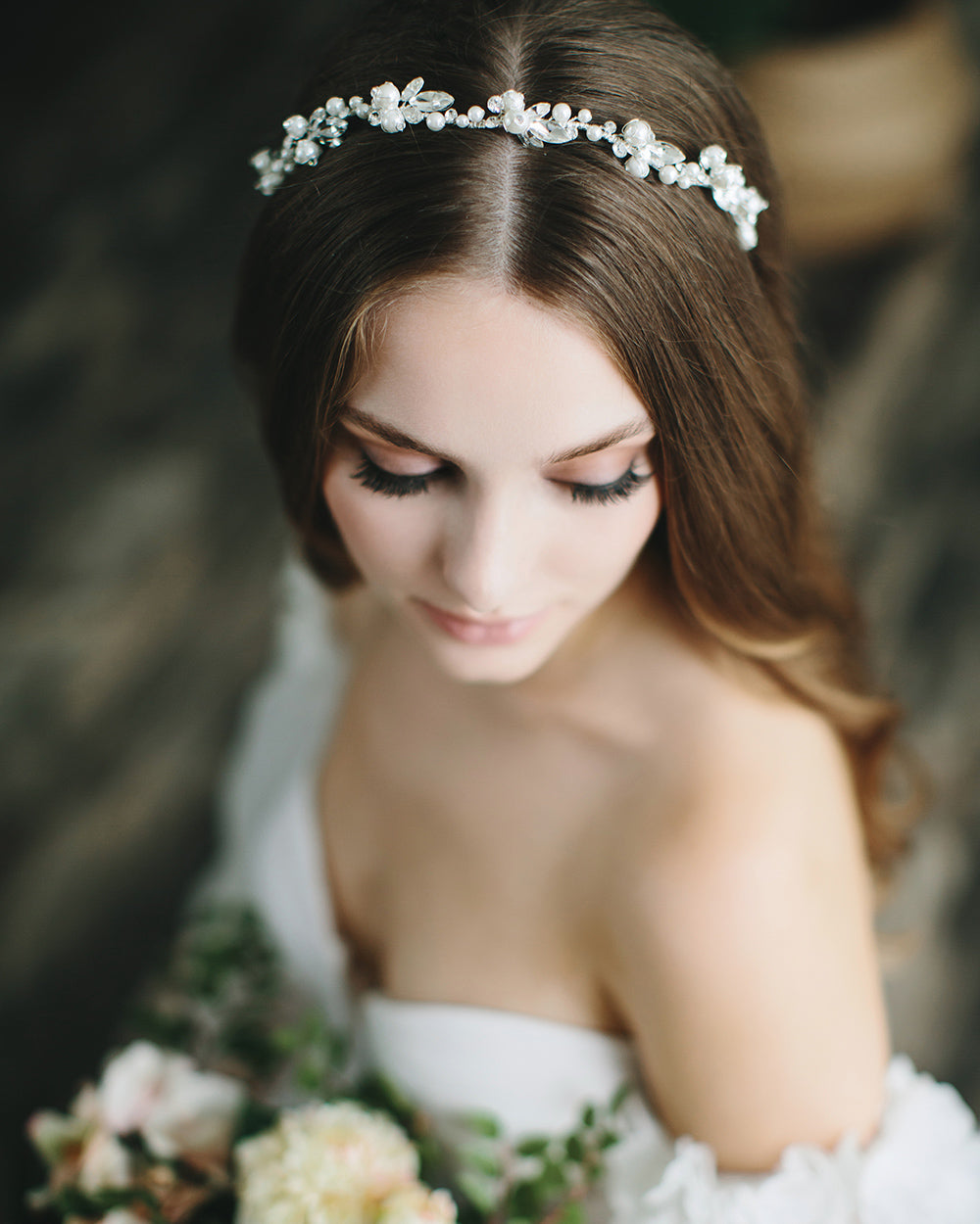 Samantha Pearl Headband for Women - Elegant Crystal Hair Accessory for Weddings, Parties & Special Occasions