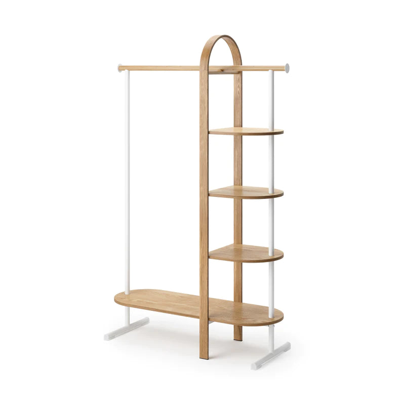 Bellwood Garment Rack - Heavy Duty Clothes Rack with Wheels, Adjustable Clothing Rail for Bedroom, Closet & Laundry Room Organization | Perfect for Hanging Clothes, Dresses, Coats & Accessories
