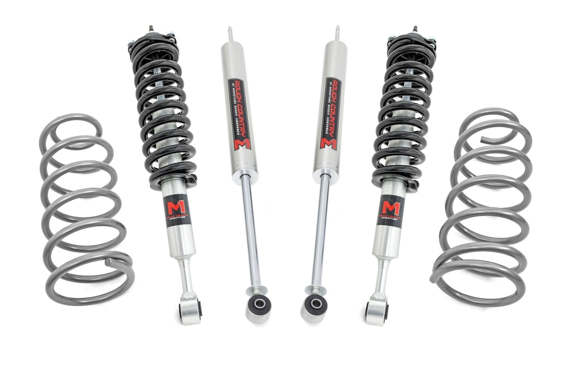 2 Inch Lift Kit for Toyota 4Runner 4WD (2010-2024) - Heavy Duty RR Coils & M1 Struts | Part #76744 | Off-Road Suspension Upgrade for Better Ground Clearance & Performance