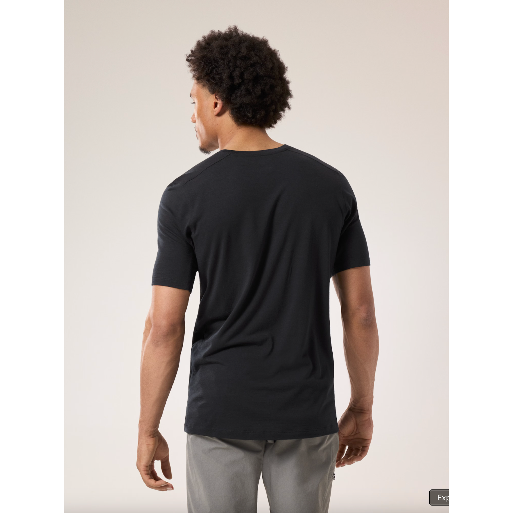Arc'teryx Men's Ionia Merino Wool Short Sleeve Shirt with Logo - Breathable & Odor-Resistant Base Layer for Hiking, Camping & Outdoor Adventures
