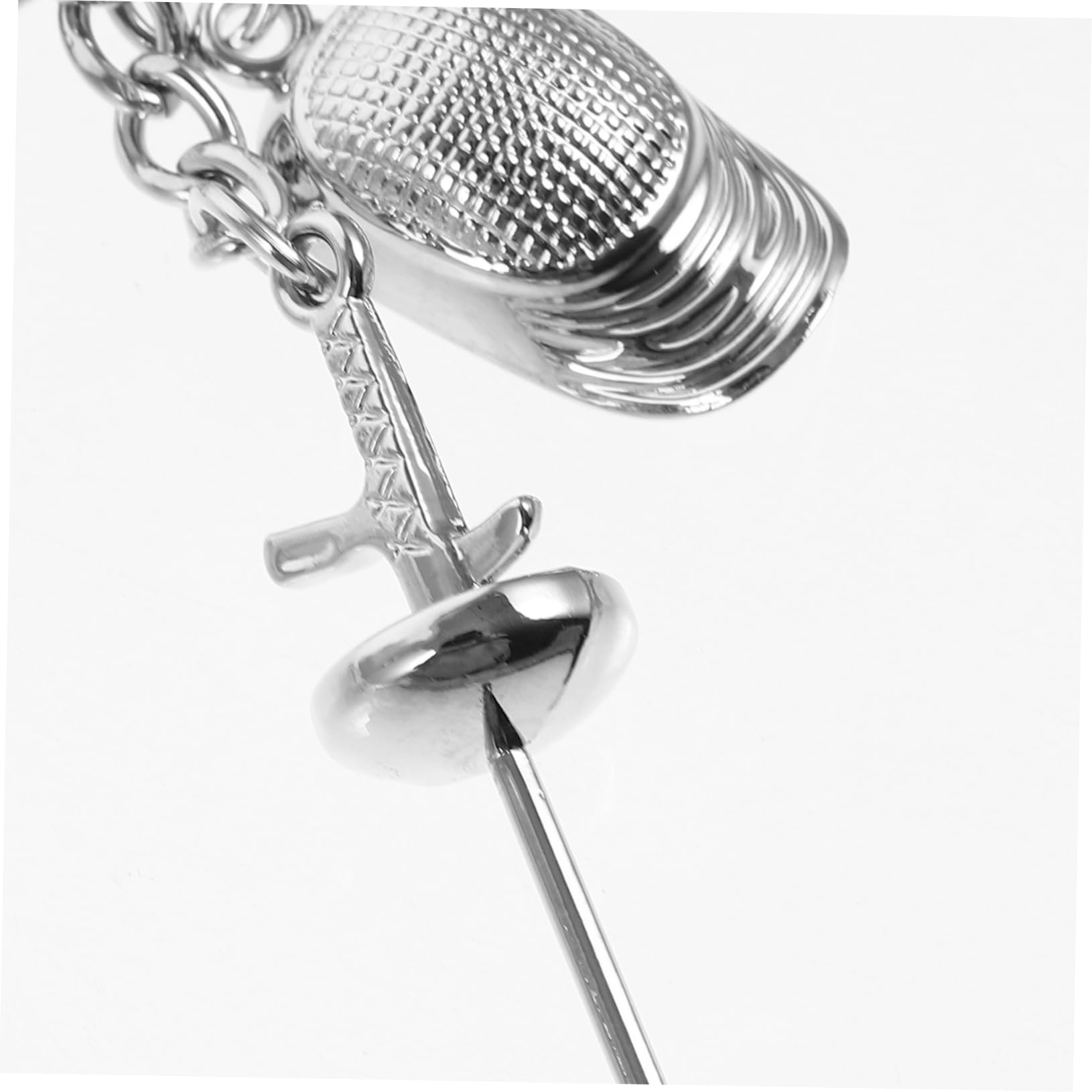 2pcs HANABASS Fencing Sword Keychain - Exquisite Detail, Multi-Purpose Accessory for Sports Fans, Gift & Collectible | Perfect for Fencing Enthusiasts, Keychain Decor, and Unique Gifts