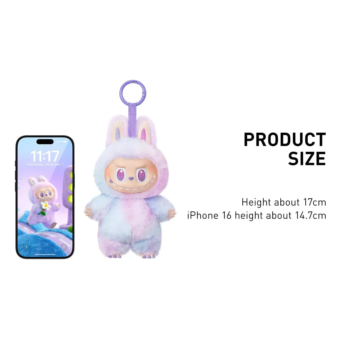 Popmart Labubu V3 Big into Energy Series Vinyl Plush Pendant Blind Box - Cute Collectible Toy for Anime Fans & Gift for Kids (1 Piece) | Perfect for Home Decor, Office Display & Kawaii Fashion Accessory